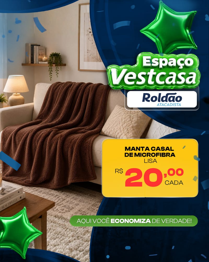 Oferta: Manta Casal de Microfibra Lisa