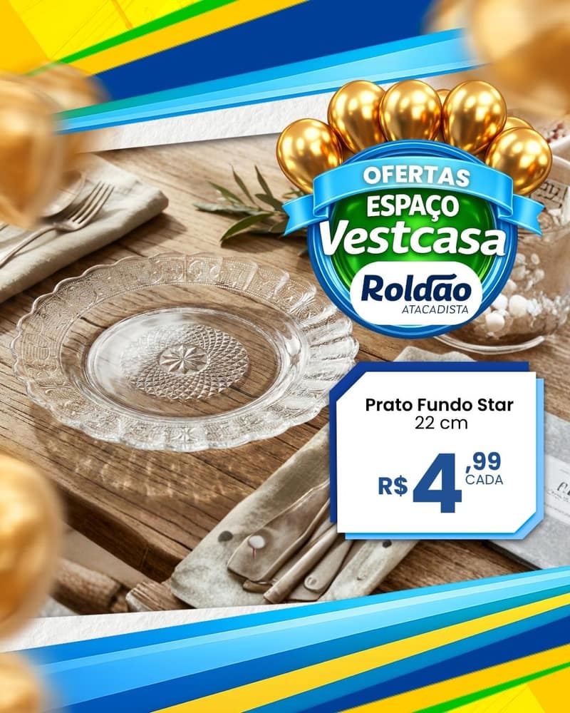 Oferta: Prato Fundo Star 22 cm