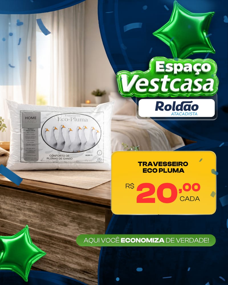 Oferta: Travesseiro Eco Pluma